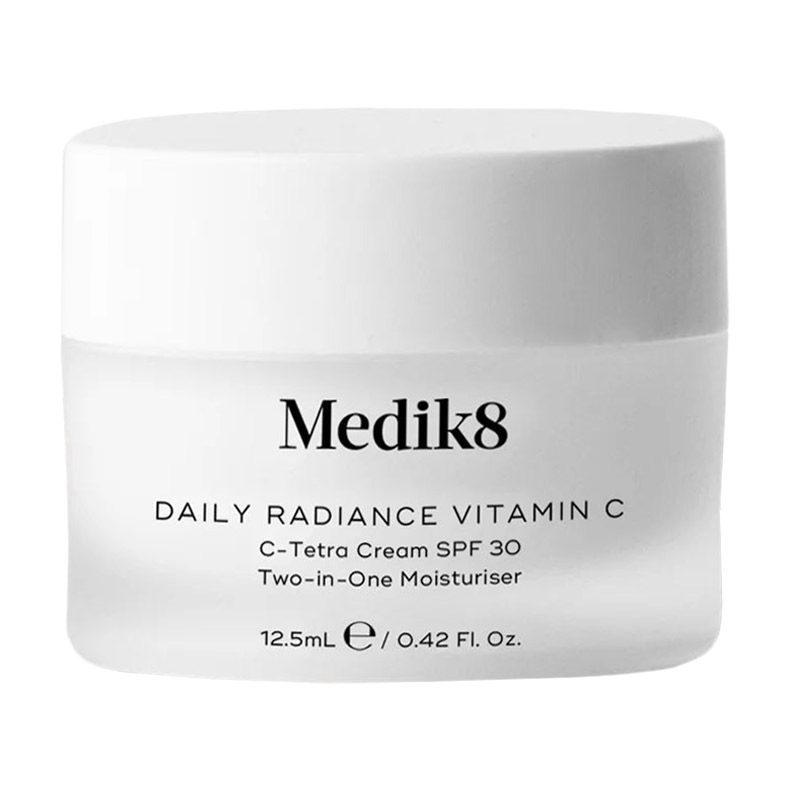 Антиоксидантний крем для обличчя Medik8 Daily Radiance Vitamin C C-Tetra Cream SPF 30, 12.5 мл (мініатюра)