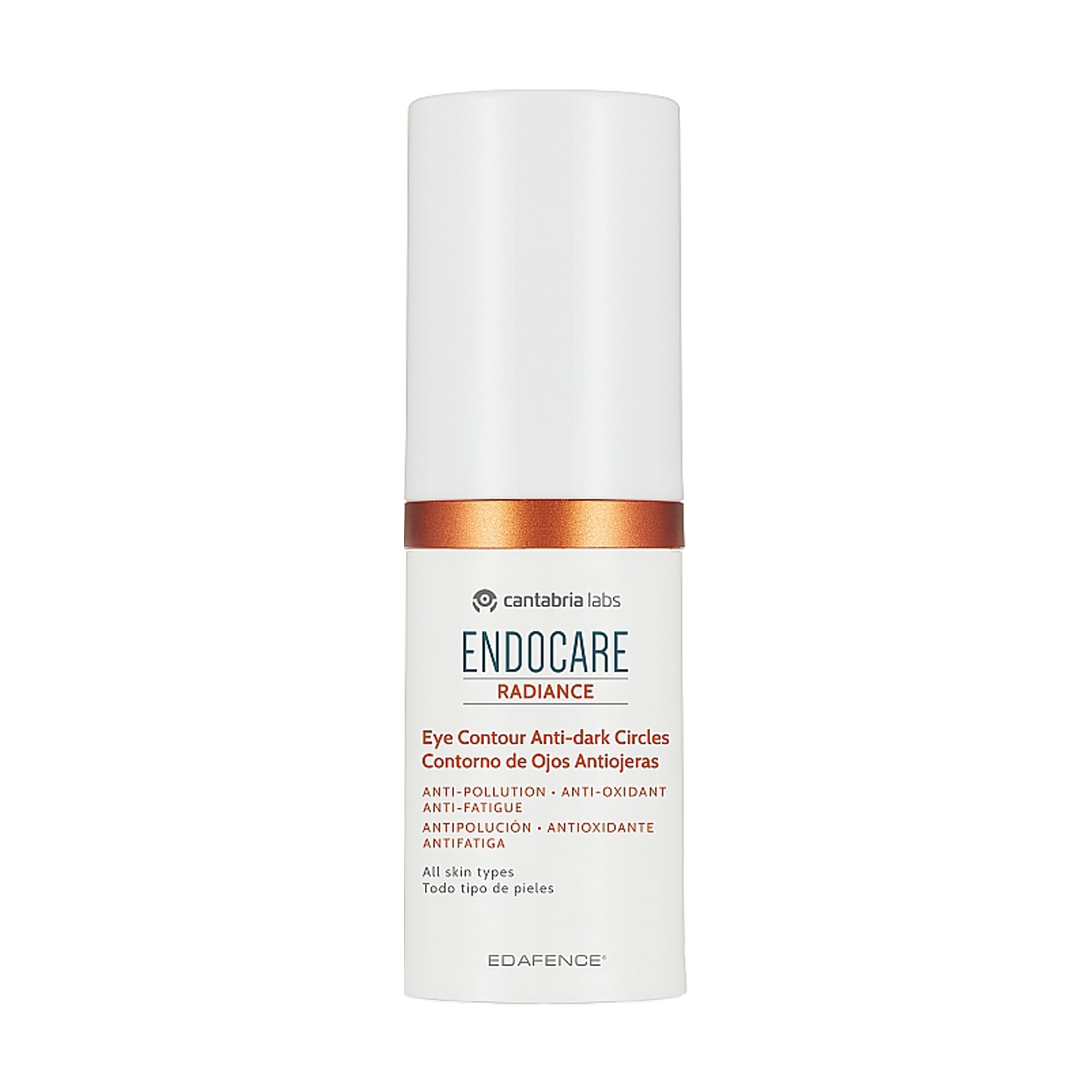 Антиоксидантний крем для шкіри навколо очей Cantabria Labs Endocare Radiance Eye Contour Anti-Dark Circles проти темних кіл і набряків, 15 мл